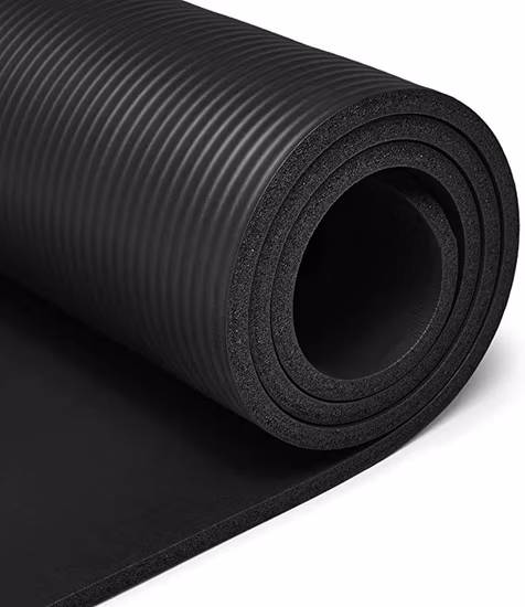 Tapete de ioga de fitness e exercícios de espuma NBR grossa personalizado com alça de transporte Tapete ecológico de TPE/PVC/EVA/Nbryoga
