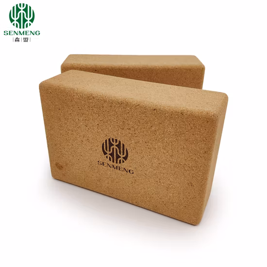 Newfiled Natural Wooden 3*4.7*9inch 3*6*9inch 4*6*9inch Kork Cork Yoga Block Brick for Gym Equipment