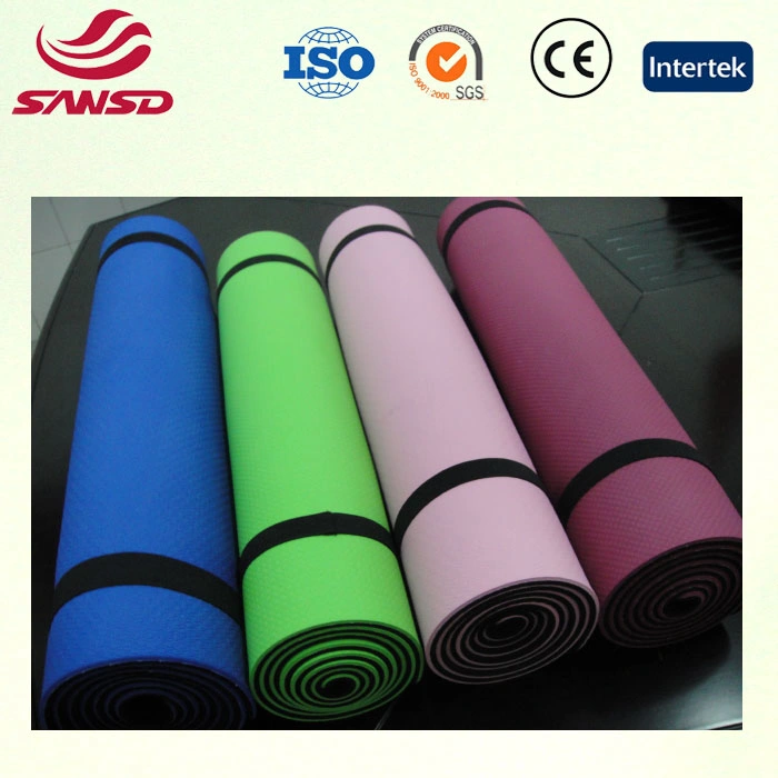 Comfortable Eco-Friendly Anti Slip EVA TPE Yoga Mat