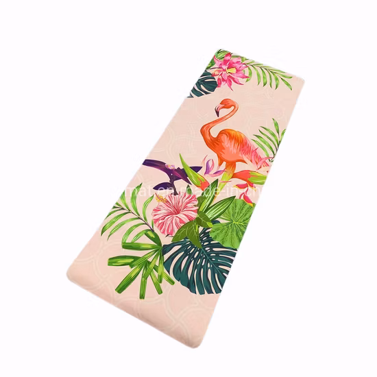 Eco Friendly PU NBR Cork PVC EVA Gym Sports Exercise Equipment Mats Personalizado Logo Print Sport Non-Slip Suede Borracha Natural TPE Suprimentos de Yoga Mat