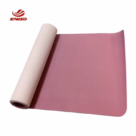 Preço de fábrica tapete de ioga de alta elasticidade para pilates antiderrapante de alta densidade antiderrapante tapete de ioga TPE