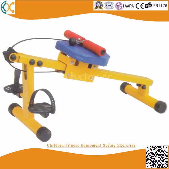 Exercitador de mola para equipamentos de ginástica infantil